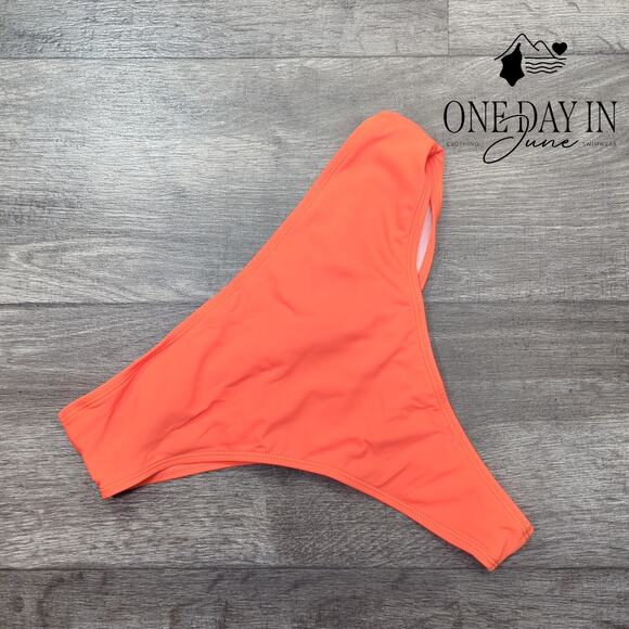 Aleumdr Cross Front Cheeky Bikini Bottom Size L - Picture 4 of 4